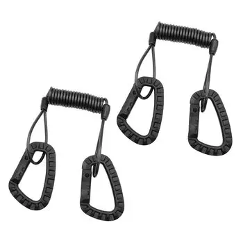 Fabulous Do держатель для удочки автомобильная подставка для хранения простая установка карабин держатель для удочки автомобиль фиксированный компактный Langan черный набор из 2 шт.