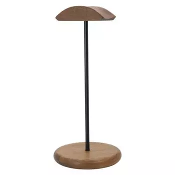 Fabulousdo Подставка для наушников Натуральное дерево Орех Настольная Подставка для наушников Держатель для наушников Вешалка для гарнитуры Размещение Интерьер Стильный