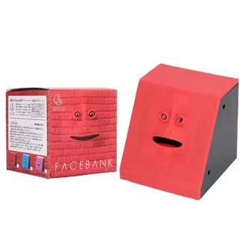 Face Bank Детская забавная монета, поедающая деньги, коллекция, копилка, подарок на день рождения, игрушка