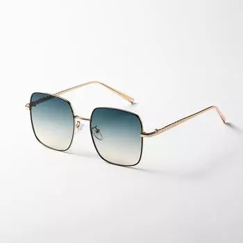 Face Covering Glasses Square Metal Retro Sunglasses Women S Simple Sunglasses Men