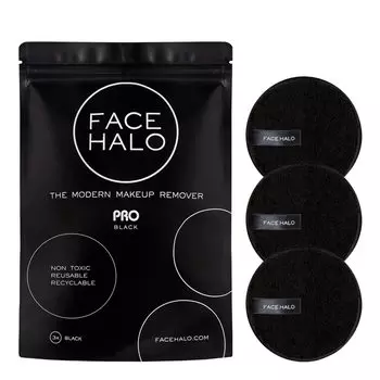 FACE HALO Cleansing Pad BLACK 3 pieces (Pro)
