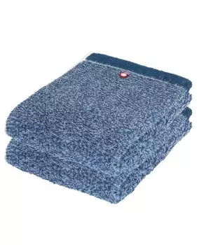 Face Imabari Set of Super Quick Water Quick Drying Made in 34 x Dry Blue Towel, Certified, 2, Drying, Thick, Absorbent, Towel, Japan, 80cm, 100% синий