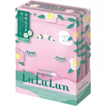 Face Mask Pack Lululun Hakone Lululun (gentle rose scent) 7 pieces x 4 bags