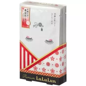 Face Mask Pack Lululun Kyoto Premium Lululun (Maiko skin mask) 1 piece x 5 bags