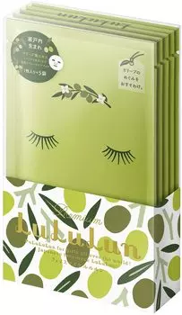 Face Mask Pack Lululun Shodoshima Premium Lululun 1 piece x 5 bags (olive mask)