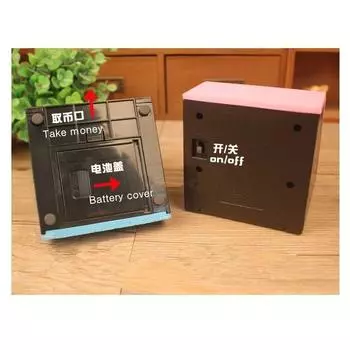 Face Money Bank Eating Box Automatic Saving Bank Chewing Piggy Cat Safe Box Savings Money for Children Candy Machine
