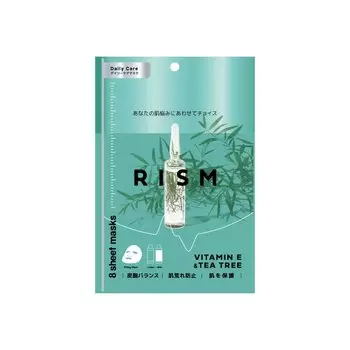 Face Pack Daily Care Mask 1 bag E Tea [RISM] (8 pieces) (Vitamin & Tree)