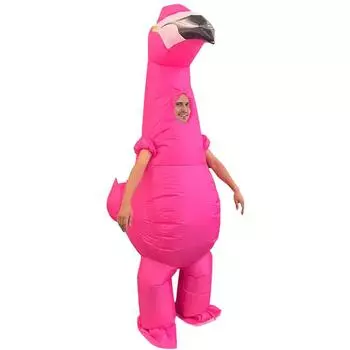 Face Revealed Flamingo Inflatable Suit, Adults 150-190cm розы красного