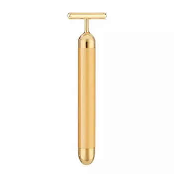Face Roller BEAUTY BAR 24K 24kgold Small face tightening 9000+ золотой