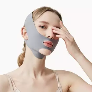 Face V Shaper Facial повязка для похудения Relaxation Lift Up пояс Shape Lift Уменьшение двойного подбородка Face Thinning Band Massage розовый