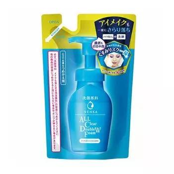 Face Wash Senka Foaming face wash that can remove makeup Refill 130ml