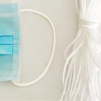 Facemasks Elastic Band Rope Round Lanyard Earloop String Earmuff Cord DIY Sewing Craft Accessories 3mm 20m nose clip 40pcs