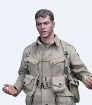 Facepoolfigure FP006 Фильм Аниме Игра Военный Военный Солдат Воздушно-десантные войска Фигурка Спасти рядового Райана 1/6 зелёный