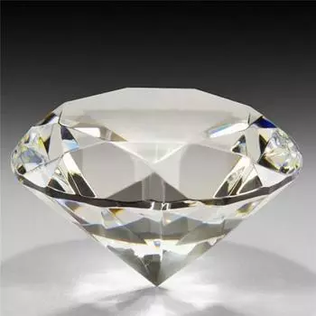 Faceted Cut Clear Crystal 60/80/100mm Desktop Ornament Loved Ones 60mm