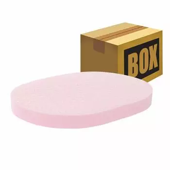 Facial 4 10mm thick 30 pink massage face beauty cleansing sponge, types, (coarse texture), pieces, [Face sponge, sponge, facial, face, wash, salon, розовый