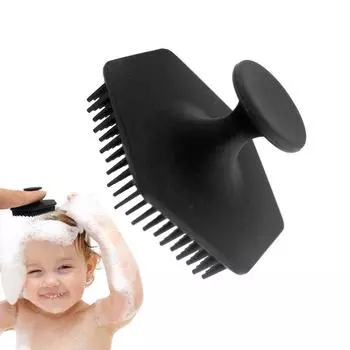 Facial Silicone Scrub Brush Silicone Face Washing Brush Pore Deep Cleansing Facial Scrub Brush for Home Bathroom Travel чёрный