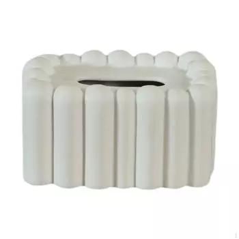 Facial Tissue Holder Home Use Box Napkin Dispenser Decoration for Bedroom белый