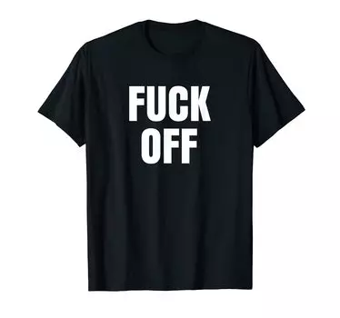 Fack Off Design Отвали – – Футболка чёрный
