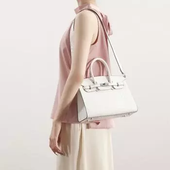 Factory crocodile pattern solid color platinum bag new women s fashion handbag large capacity versatile shoulder bag women 20-12-15cm чёрный