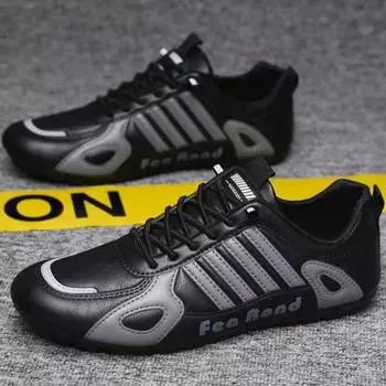 Factory direct sales 2025 men s shoes spring new leather surface soft sole breathable casual men s single shoes Doudou shoes one pedal 39 белый