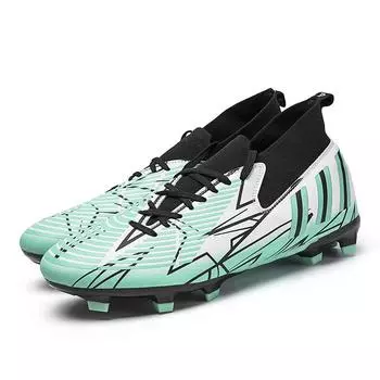Factory direct sales breathable shoes football shoes couple indoor soccer shoes grass spikes short spikes football shoes 36