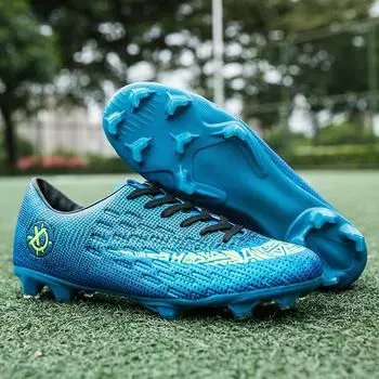 Factory direct sales C Luo assassin football shoes children adult men and women training long nails broken nails sports shoes 31 yards