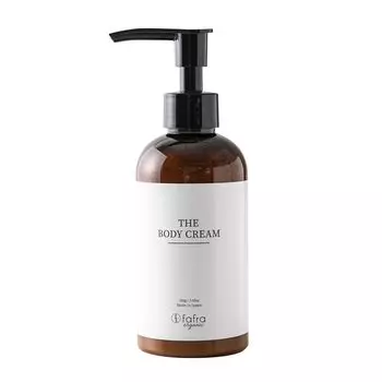 Fafra органический крем для тела для всего тела увлажняющий сухую кожу 200 г сертифицированный органический без добавок