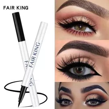 FAIR KING Черная жидкая подводка для глаз, долговечный карандаш для макияжа, косметическая подводка для глаз