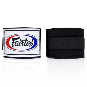 FAIRTEX Бинт Черный Эластичный Тип 2 Штуки в Наборе Муай Тай Бокс ММА Боевые Искусства Спортивные Перчатки Перчатки Бинт 4,5 м чёрный