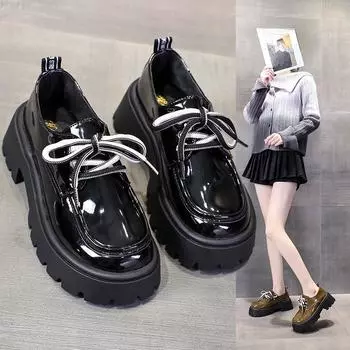 Fairy Bow Single Shoes Female Spring Shallow Mouth with Skirt Low Heeled Soybean Shoes Fashion Women Summer Shoes Breathable for Hot Weather 35