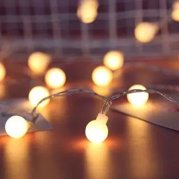 Fairy String Light Широкое применение Глянец Легкий деликатный светодиодный водонепроницаемый для домашнего декора 20 теплый белый