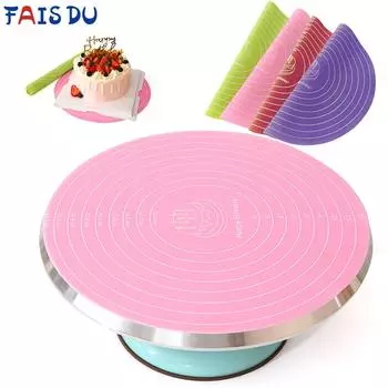 FAIS DU Cake Turntable Pat силиконовый коврик для выпечки торта с размером антипригарный термостойкий инструмент для выпечки кухонный гаджет