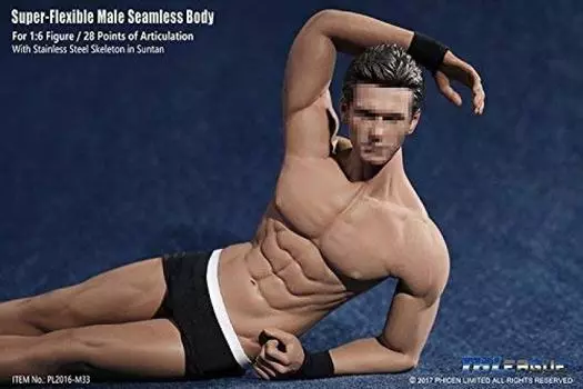 Faisen Limited Faisen Super Flexible Western Male Seamless Body Bodybuilder Тип 1/6 PL2016-M33