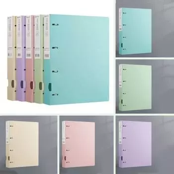 Файл-дисплей Morandi Color A4 для хранения документов Папка-переплет с отрывными листами Папки-регистраторы для школьников и детей синий