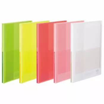 Файл KOKUYO Clear Book Glassel Fixed Type 5 Book Pack A4 20 листов Теплый цвет 99K La-GL20X5-1