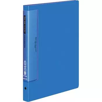 Файл KOKUYO Clear Book Wave Cut Сменная бумага Тип A4 Вертикальный 17 листов Синий La-T720B