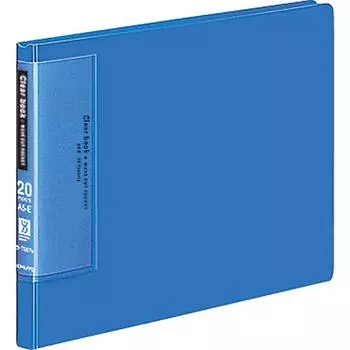 Файл KOKUYO Прозрачный Файл Волна Вырез А5 20 Листов Синий La-T567B