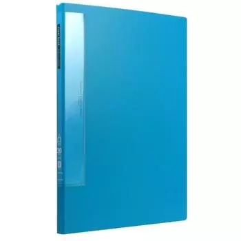 Файл KOKUYO прозрачный файл Wave Cut A4 20 листов светло-голубой La-T560LB