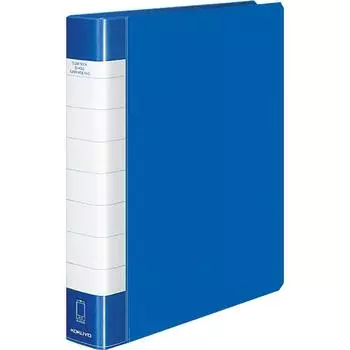 Файл KOKUYO Прозрачный Файл Жесткий Корпус Сменная Бумага Тип А4 Вертикальный La-J740B синий