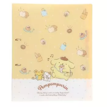 Файл Sanrio Characters Pompompurin A4 2 отверстия M-Plan 001640-52
