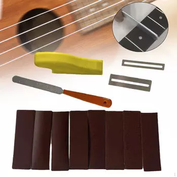 Файлы для полировки гитарных ладов, кромочные файлы для музыкальных инструментов, банджо-бас