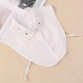 Fake Collar Women S Versatile Fake Collar Support Custom Cotton Fake Collar Spring And Autumn White Decorative Collar