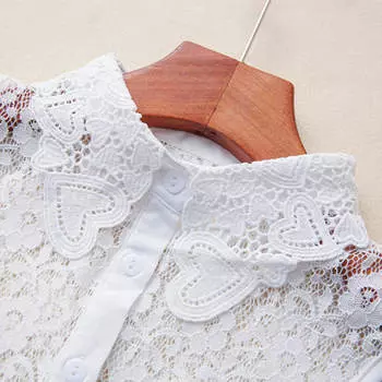 Fake Collar Women S Versatile Lace Fake Collar Summer Base Decorative Collar Water Soluble Fake Shirt Collar Shirt Collar