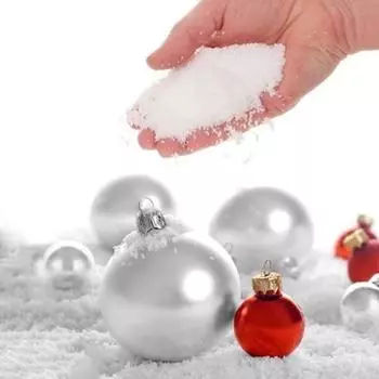 Fake Instant Snow Non-toxic 1 Pack 20/100g Christmas Decor Snowflakes Harmless Lifelike Resin Snowflake Artificial 20g
