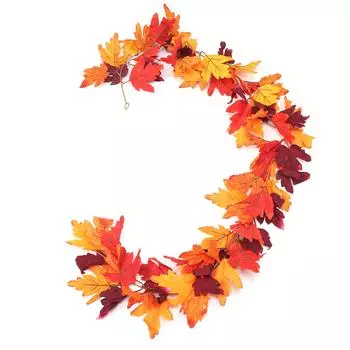 Fake Leaves Vivid Durable Reusable Foldable Fake Hanging Plants for Indoor Outdoor Decoration