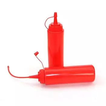 Fake Spray Ketchup Bottle Prank Salad Bottle Red Plastic Prank Joke Toys for April Fool s Day