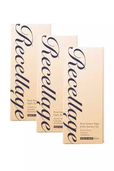 Фактор роста сыворотки церамида стволовых клеток человека EGF FGF Представлена сыворотка гиалуроновая сыворотка старения человеческих клеток Recellage 3 флакона [Recellage] [Bakuchiol,