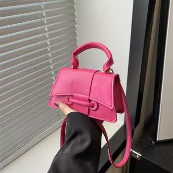 Фактурная женская сумка 2024 весна-лето новая нишевая сумка универсальная фактура мини косая сумка span чёрный