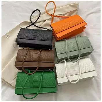 Фактурные женские сумки женские сумки лето 2024 новый стиль Гонконг сумка на одно плечо подмышкой ручная девушка маленькая квадратная сумка светло-зеленый