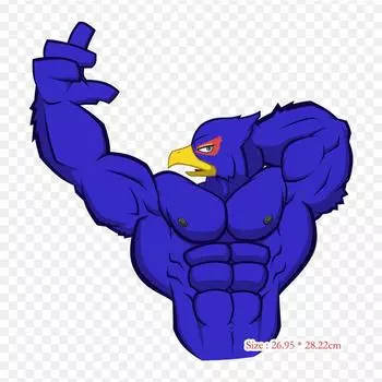 Falco Star Star Assault Falco Lombardi термопереносная печать, виниловые нашивки, наклейки для одежды, аппликации «сделай сам», моющиеся нашивки